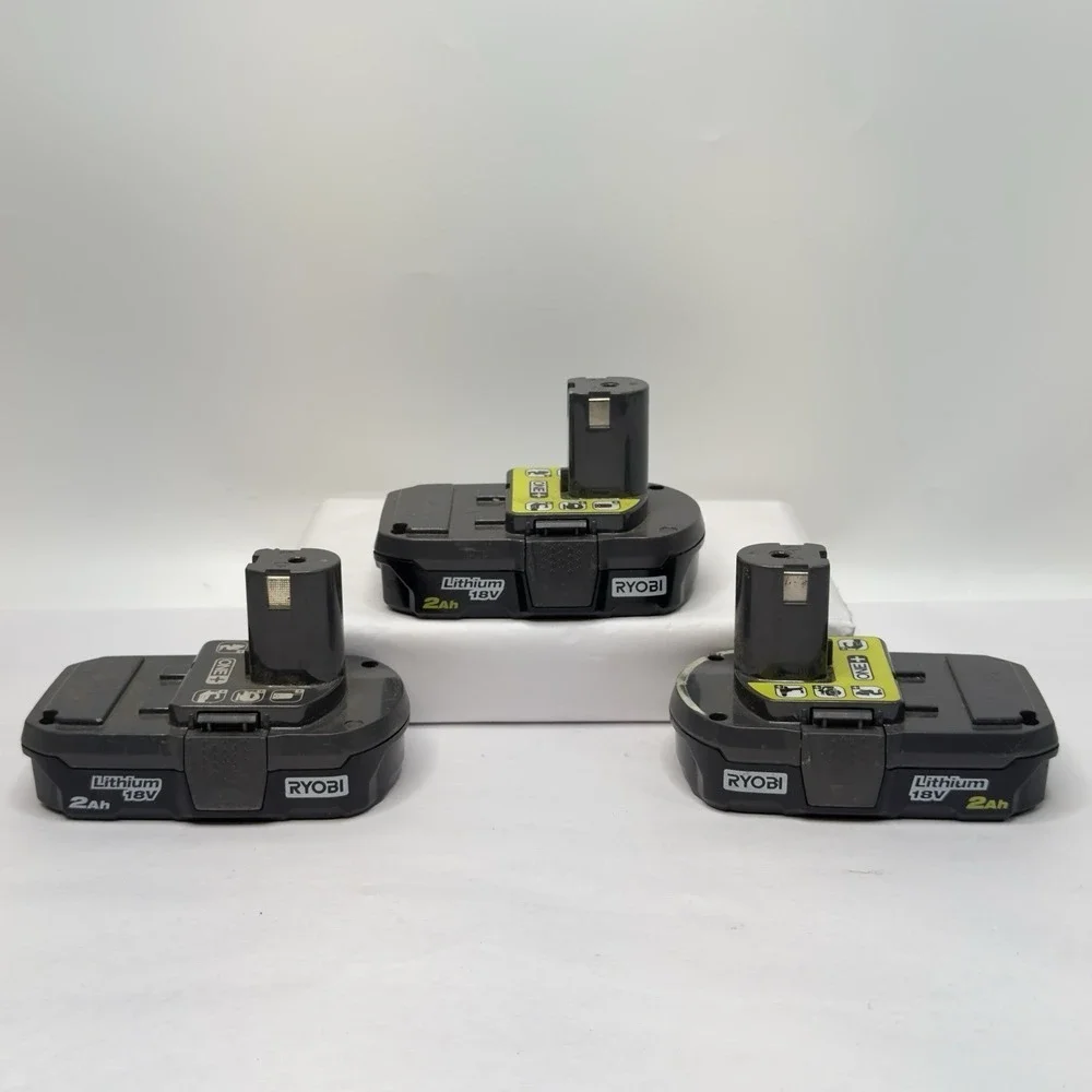 Ryobi 18volt Batteries P190 For Parts Not Working  Lot Of 3